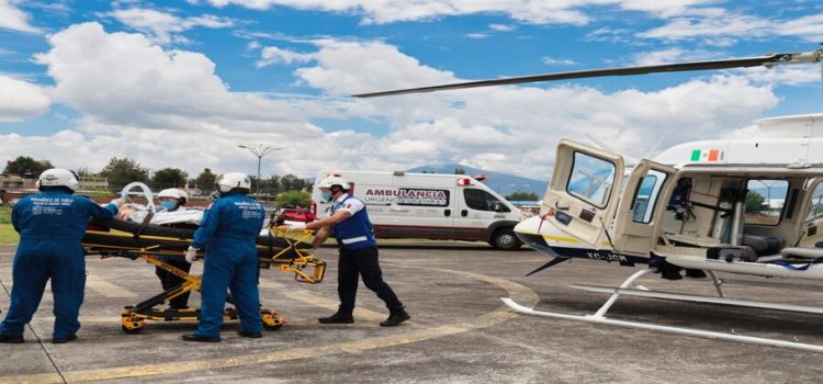 Ambulancia aérea del Gobierno de Michoacán ha salvado 98 vidas
