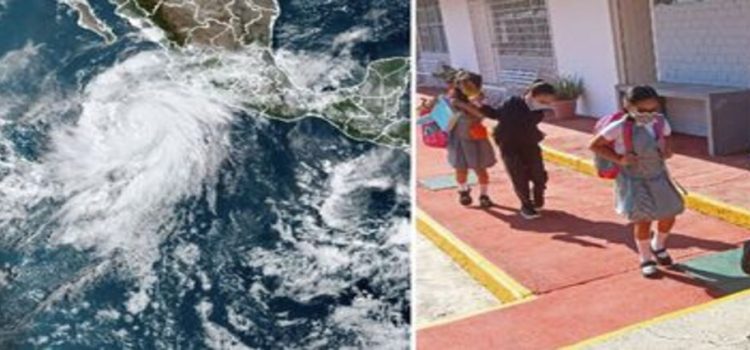 Suspenden clases en Michoacán por huracán ‘Lidia’