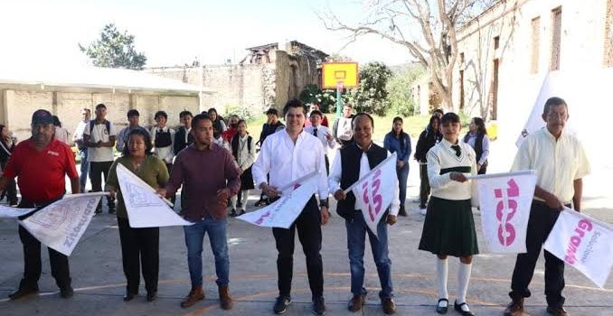 Inicia Gobierno Municipal construcción de domo en el CBTa de La Encarnación