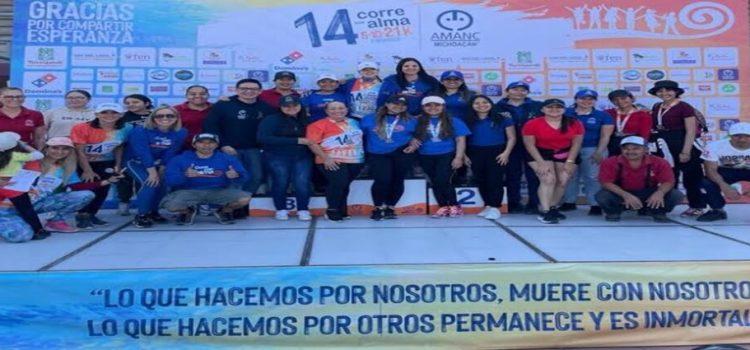 DIF Michoacán presente en la carrera Corre con el Alma