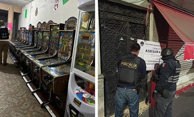 Decomisan 217 máquinas tragamonedas en Zitácuaro