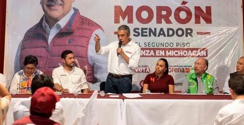 Desde el oriente michoacano, consolida Raúl Morón unidad de la 4T