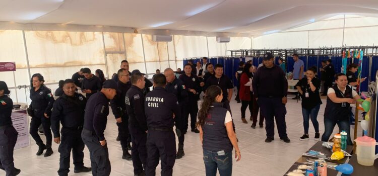 Reciben guardias civiles de Zitácuaro servicios de salud