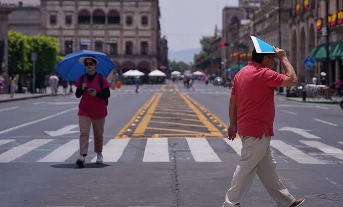 Altas temperaturas con posibles chubascos en la entidad
