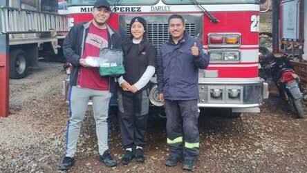 Bomberos de Zitácuaro Agradecen Donación de Material de Curación