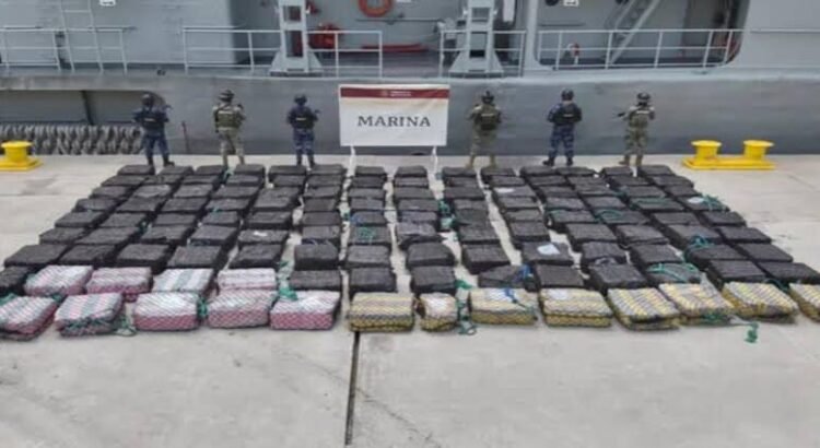 Megadecomiso de 7.2 toneladas de cocaína en Colima y Michoacán