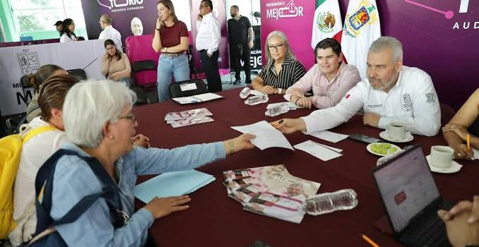 En Zitácuaro, Bedolla atiende 500 solicitudes en audiencia pública