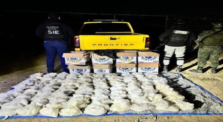 Aseguran 115 kilos de metanfetaminas tras operativo en Morelia