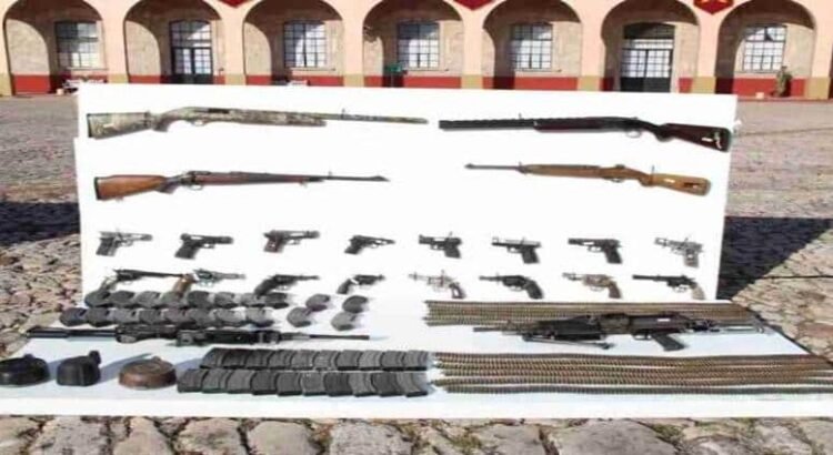 Destruye Sedena 274 armas decomisadas en Michoacán