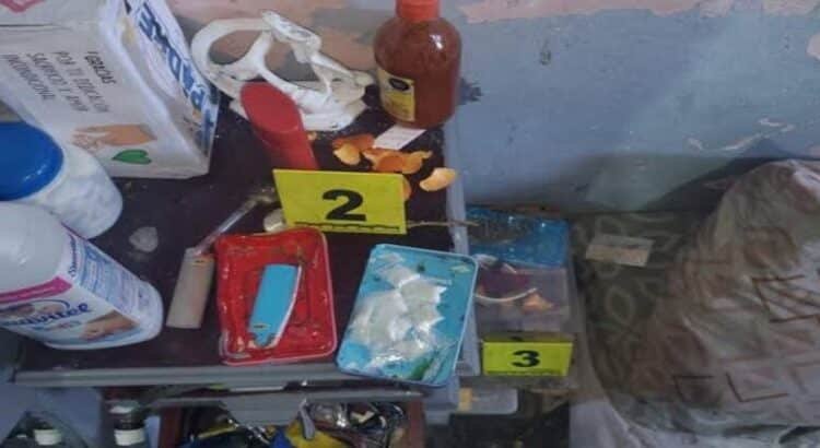 Aseguran metanfetamina tras cateo en Morelia, Michoacán