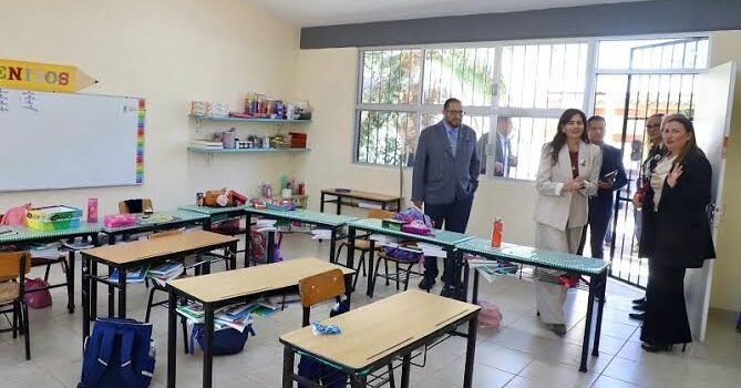 Más de 14 mil estudiantes beneficiados por obras escolares en Morelia