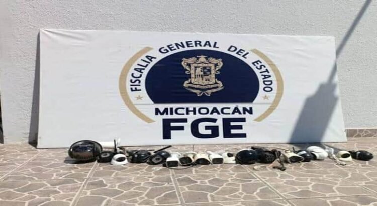 Retiran 17 cámaras ilegales en Acahuato, Apatzingán