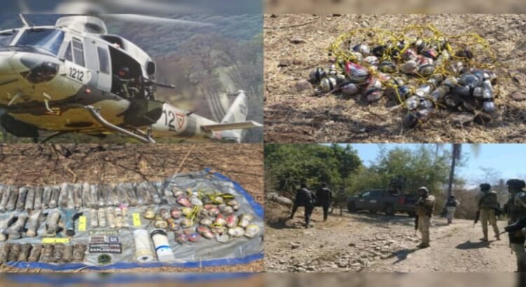 Ejército decomisa 116 explosivos en Michoacán