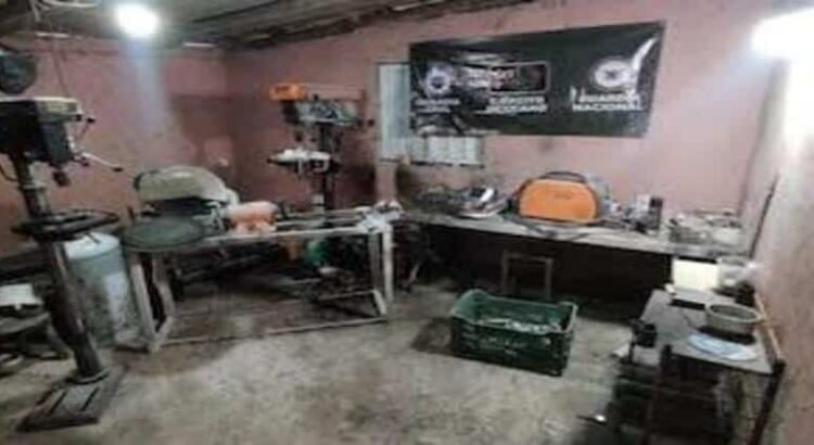 Aseguran bodega donde se fabricaban explosivos para dron en Michoacán