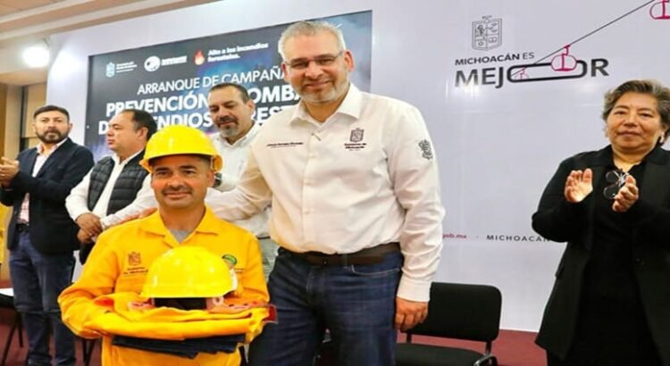 Michoacán usa sistema de alerta temprana de incendios forestales