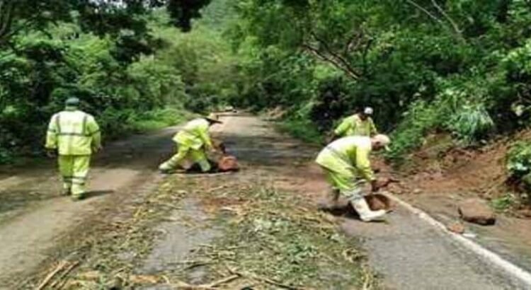 Activan alerta en Michoacán por tormenta Alvin; SICT refuerza carreteras