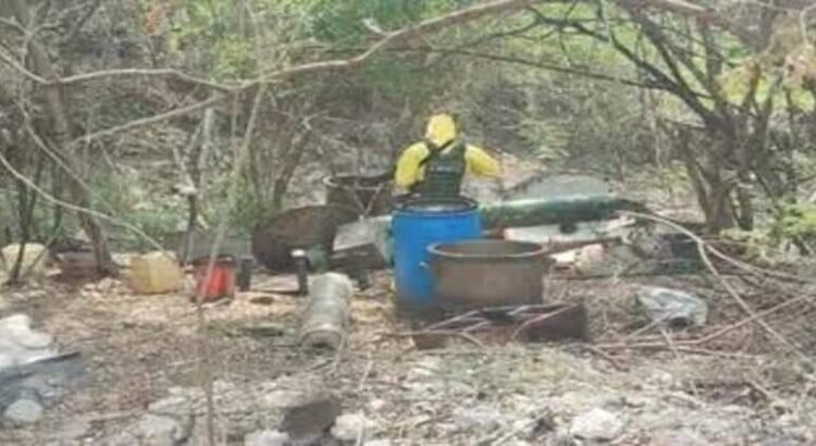 SSP de Michoacán desmantela narcolaboratorio en el municipio de Arteaga