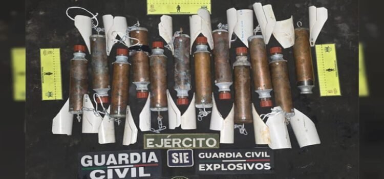 Destruyen 12 drones pertenecientes a la delincuencia en Tuzantla, Michoacán