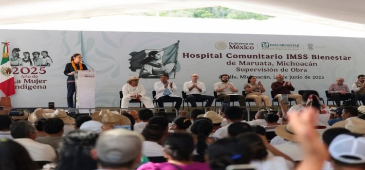 Claudia Sheinbaum arranca programa “Salud Casa por Casa” en Michoacán y supervisa obras de IMSS-Bienestar