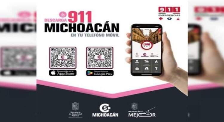 Lanzan app 911 Michoacán para reportar emergencias
