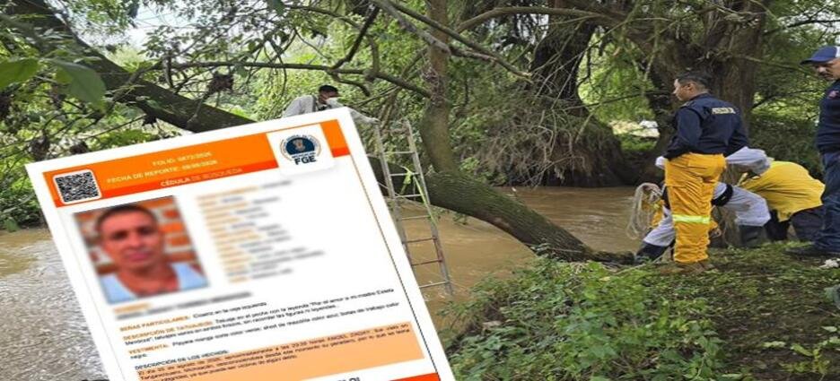 Localizan en un río de Michoacán el cadáver de motociclista que sufrió accidente